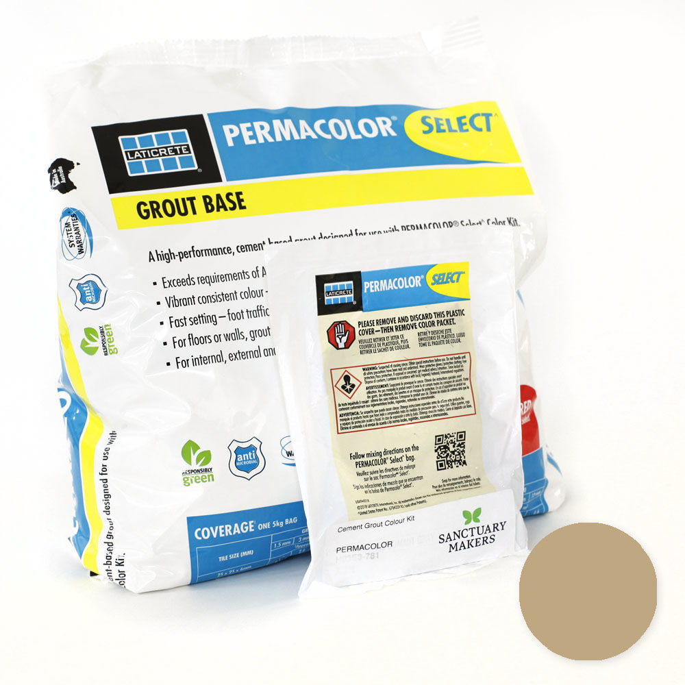 PERMACOLOR SELECT 5KG Sand Beige Grout Kit Sanctuary Makers